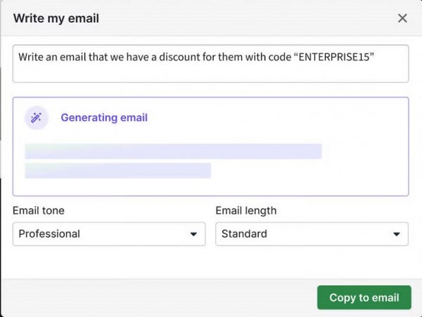 AI email writer