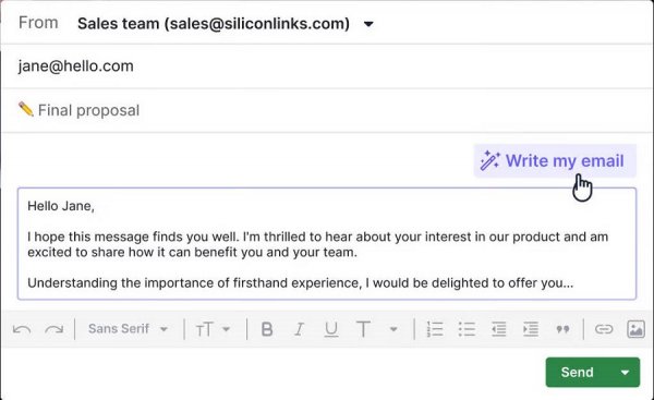 AI email writer